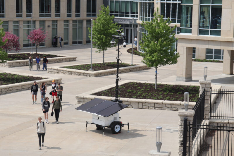 Compact Mobile Surveillance Trailer and Power Platform